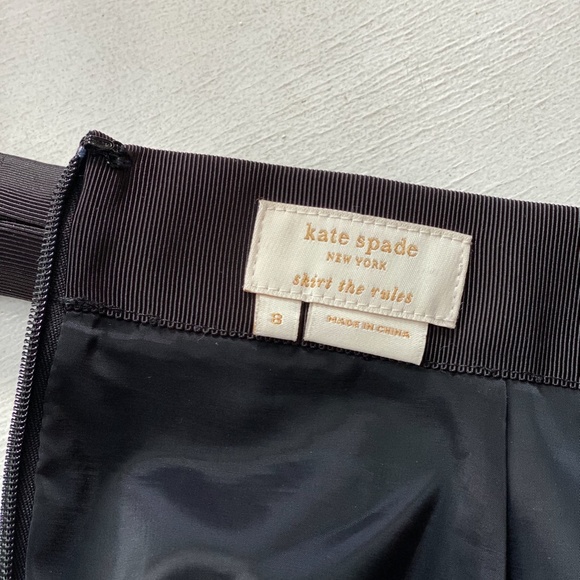 Kate Spade Black Pencil Skirt w/ Back Bow Detail - Picture 6 of 6